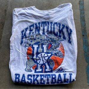 Vintage 90s Kentucky Wildcats Shirt Apex One NCAA Graphic Tee USA